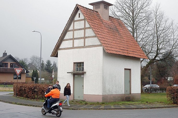 Stadtbildprägend: Ein Bürger will das ausgediente Trafohäuschen in Horn erwerben und erhalten.