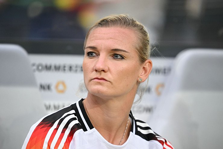 Jahrelang war Alexandra Popp das Aushängeschild der deutschen Fußballerinnen. - © Sebastian Christoph Gollnow/dpa