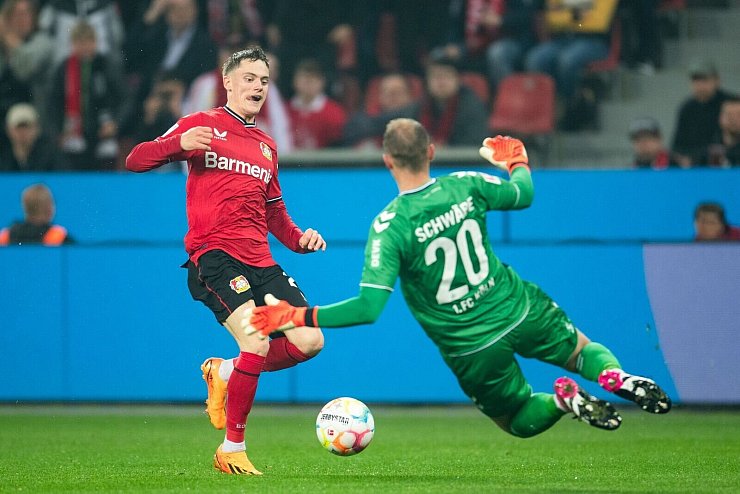 Leverkusens Florian Wirtz wird im Derby gegen Köln im Fokus stehen. - © Marius Becker/dpa