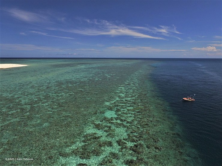 Das Australian Institute of Marine Science (AIMS) untersucht das Great Barrier Reef seit vielen Jahren. - © Kate Osborne/AIMS /dpa