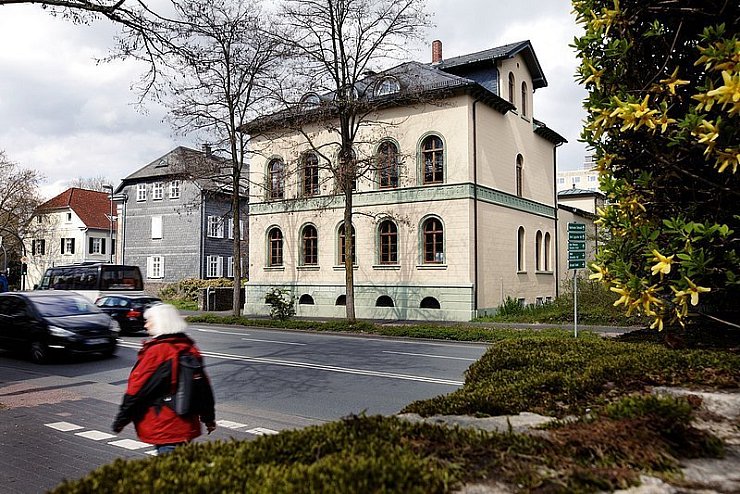 Im Haus Münsterberg zahlt das Literaturbüro, die Gesellschaft für Christlich-Jüdische Zusammenarbeit nicht. - © Foto: Preuss