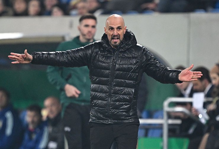 Trainer Antonio Di Salvo freut sich über einer «super Leistung» seiner Mannschaft. - © Arne Dedert/dpa