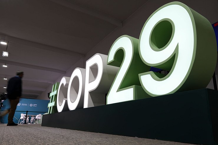 «COP» steht für «Conference of the Parties», also Konferenz der Vertragsstaaten. - © Peter Dejong/AP/dpa