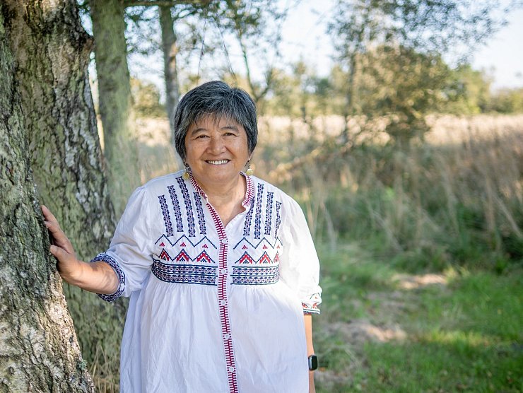 Preisträgerin Joan Carling. (Archivbild) - © --/Right Livelihood/dpa