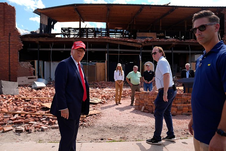 Trump ist nach Georgia gereist. (Archivbild) - © Evan Vucci/AP/dpa