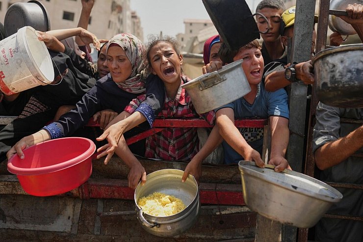 Die weltweit als Autorität für Ernährungssicherheit anerkannte IPC-Initiative hat für die Stadt Gaza und einige Nachbarorte eine Hungersnot erklärt. (Archivbild) - © Jehad Alshrafi/AP/dpa