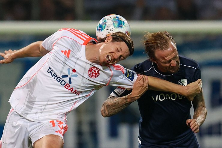 Cedric Itten und Fortuna Düsseldorf setzten sich gegen Bochum durch. - © Christoph Reichwein/dpa