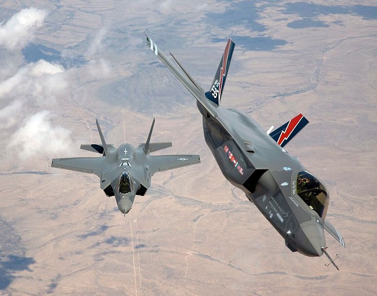 Am Montag ist es wieder soweit: Die Nato beginnt ihre jährliche Atomwaffenübung. (Archivbild) - © Tom Reynolds/LOCKHEED MARTIN AERONAUTICS/EPA/dpa