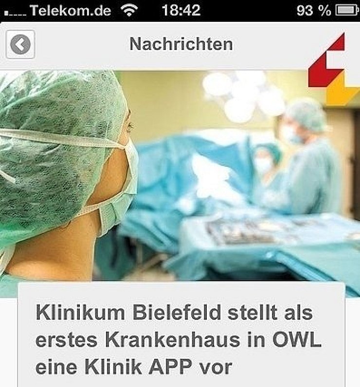 Klinikum Bielefeld entwickelt Handy-App | Nachrichten aus Ostwestfalen ...