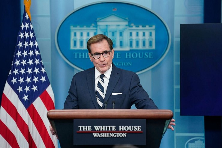 Der Kommunikationsdirektor des Nationalen Sicherheitsrats: John Kirby. - © Evan Vucci/AP/dpa