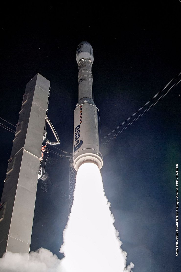 Die letzte Vega-Rakete ist ins All geflogen. - © S MARTIN/ESA/dpa