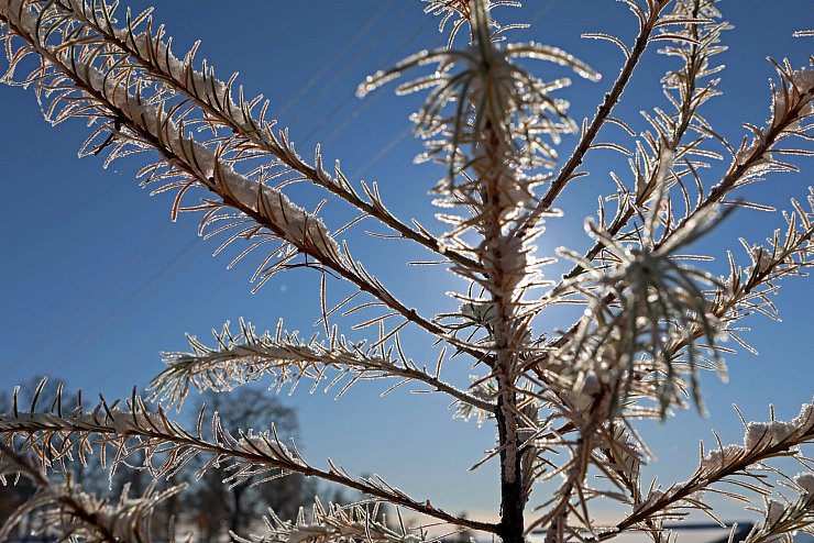 Am Sonntagabend und Montagmorgen dürfte es an vielen Orten glatt werden. - © Matthias Bein/dpa