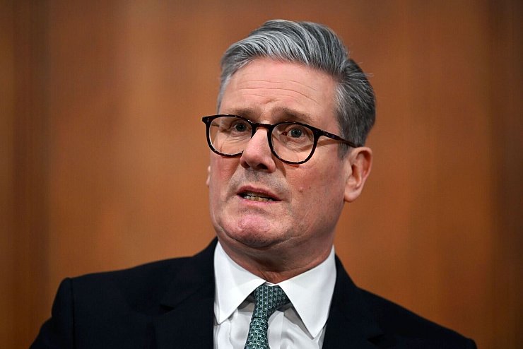 Starmer pocht auf Sicherheitsgarantien für die Ukraine. (Archivbild) - © Leon Neal/Getty POOL/AP/dpa