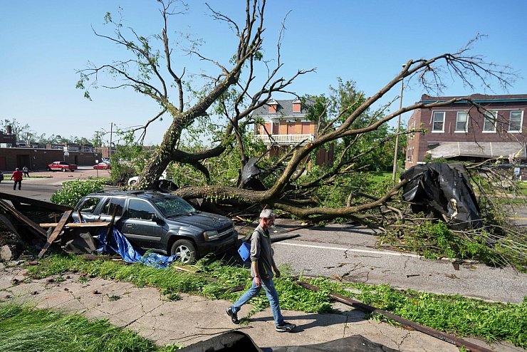 Wissenschaftler machen aber auch den Klimawandel verantwortlich. - © Jeff Roberson/AP/dpa