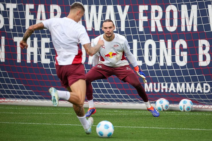 Neuzugang Maarten Vandevoordt ist bei RB Leipzig eine Investition in die Zukunft. - &copy; Jan Woitas/dpa