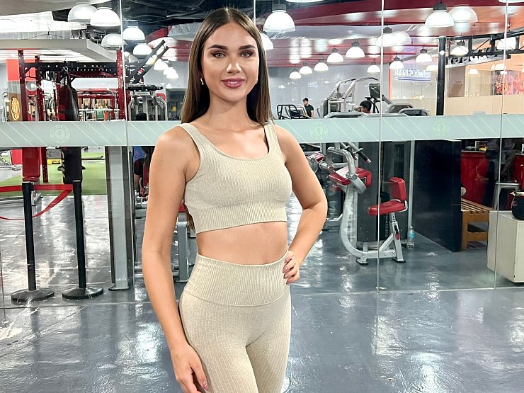 Celina Weil ist die amtierende Miss Deutschland - und trainiert nun für die Wahl zur Miss Intercontinental. - © Carola Frentzen/dpa
