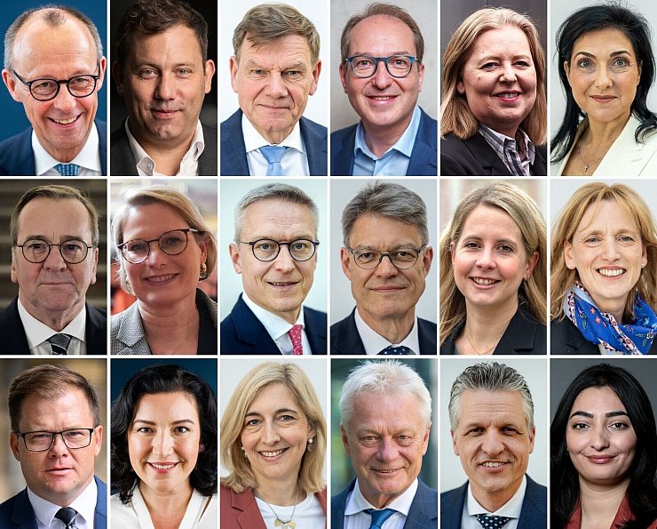 Das Kabinett des designierten Kanzlers Merz ist komplett, der Koalitionsvertrag unterzeichnet. - © dpa