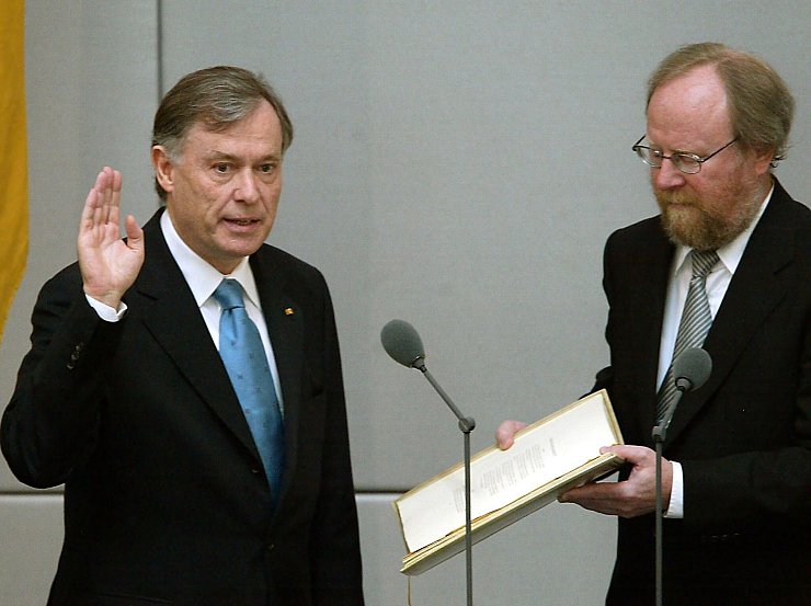 Zum ersten Mal wurde Köhler 2004 zum Bundespräsidenten gewählt. (Archivbild) - © Wolfgang Kumm/dpa