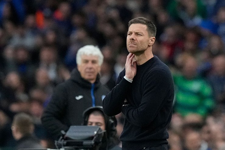 Leverkusen-Coach Xabi Alonso sah eine schwache Leistung seiner Mannschaft. - &copy; Frank Augstein/AP
