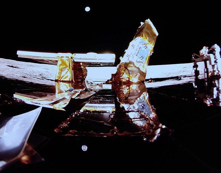 Nach der Landung auf dem Mond fuhr «Blue Ghost» die Geräte aus. - © Uncredited/NASA/Firefly Aerospace/AP/dpa