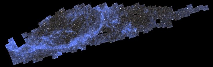Bisher hat «Euclid» ein Prozent jenes Himmelsausschnitts fotografiert, den das Teleskop binnen sechs Jahren aufzeichnen soll. - © Esa/Euclid Consortium/dpa