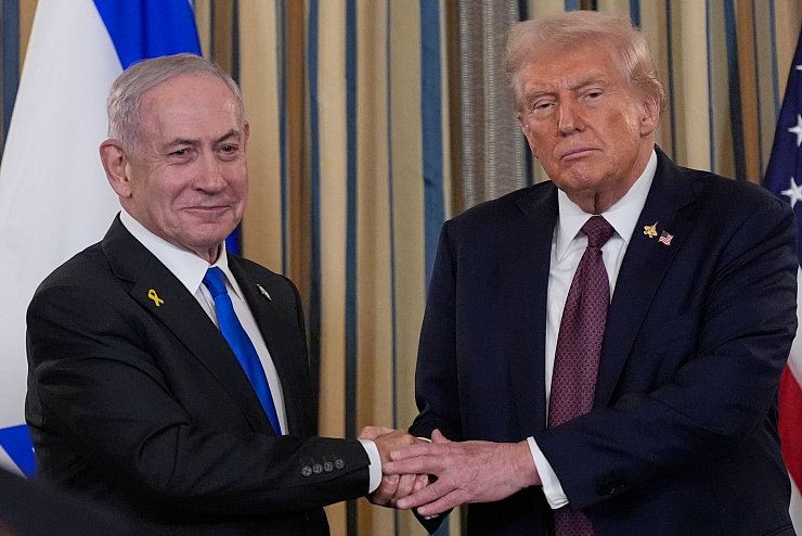 Laut US-Präsident Donald Trump haben sich Israel und die Hamas auf einen Gaza-Deal geeinigt. (Archivbild) - © Alex Brandon/AP/dpa