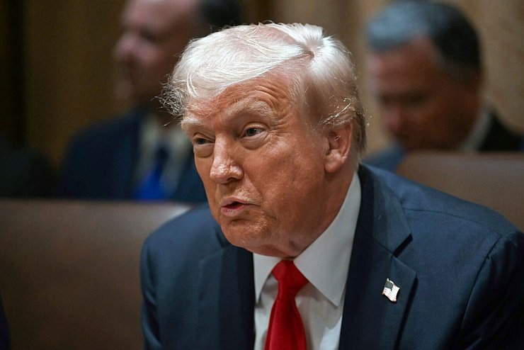 Trump setzt in seiner Wirtschafts- und Außenpolitik intensiv auf Strafabgaben dieser Art. (Archivbild) - © Uncredited/Pool/dpa