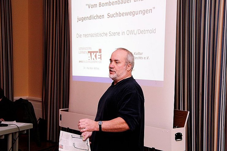 Volker Wiemann (Antifaschistischer Arbeitskreis). - © Foto: Engelhardt