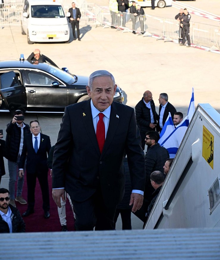 Netanjahu will mit den Verbündeten in den USA über die nächste Runde der Verhandlungen mit der Hamas beraten. - © Avi Ohayon/Government Press Office/dpa