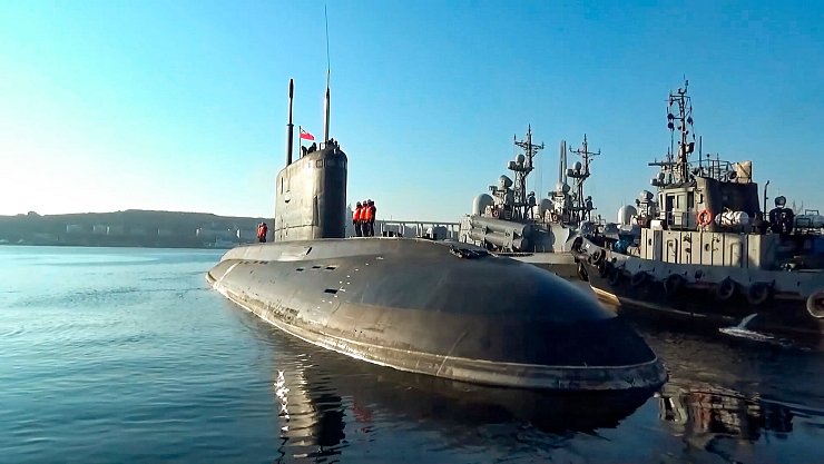 Russische U-Boote könnten an Sabotageakten beteiligt sein. (Archivbild) - © Uncredited/Russian Defense Ministry Press S/AP/dpa