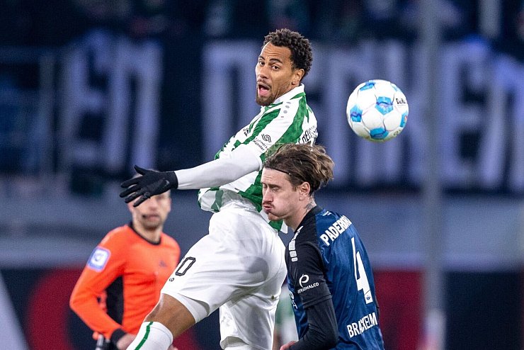 Paderborn hatte gegen Aufsteiger Münster viel Mühe. - © David Inderlied/dpa