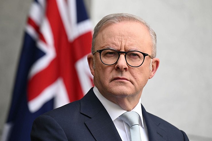 Auch Australien erkennt einen Staat Palästina an, verkündete Premier Anthony Albanese. (Archivbild) - © Lukas Coch/AAP/dpa