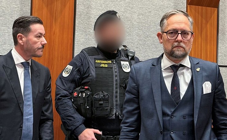 Am zweiten Tag im Verfahren gegen René Benko wegen des Verdachts der Gläubiger- Schädigung könnte ein Urteil fallen. - © Matthias Röder/dpa