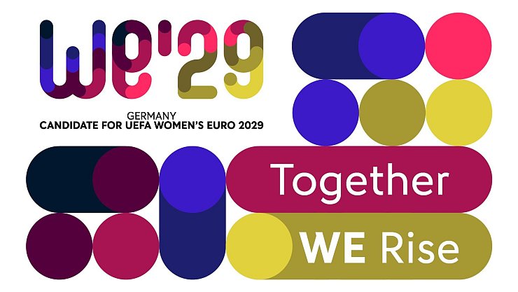 Das-Bewerbungs-Logo für Frauen-Europameisterschaft 2029 - © --/DFB/dpa