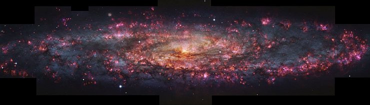 Dieses extrem detaillierte Bild ist aus sehr vielen einzelnen Aufnahmen zusammengesetzt. - © E. Congiu Et Al./ESO/dpa