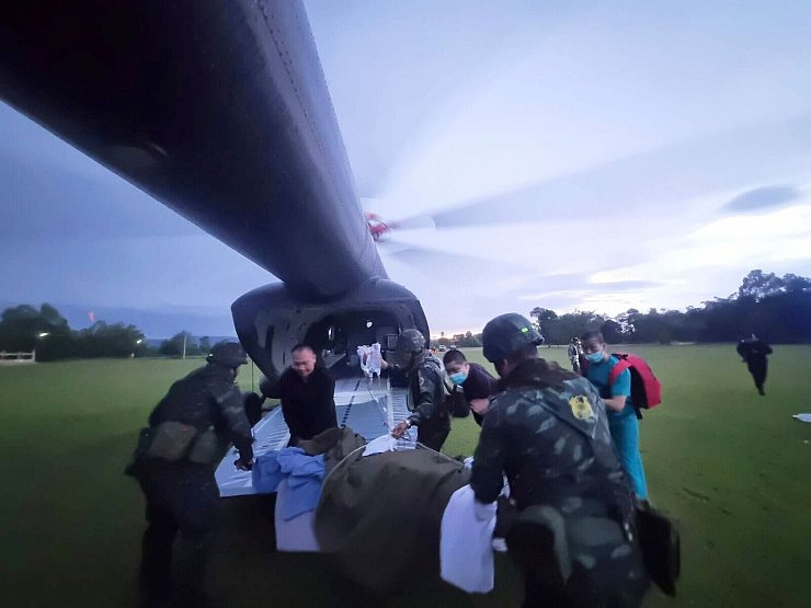 Bei der Explosion einer Landmine soll ein thailändischer Soldat ein Bein verloren haben. (Archivbild) - © Uncredited/The Royal Thai Army/AP/dpa