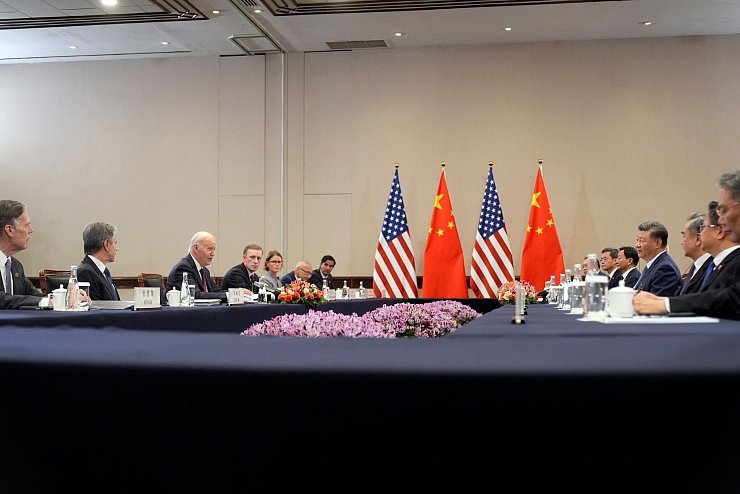 Biden trifft Xi am Rande des Apec-Gipfels in Lima. - © Manuel Balce Ceneta/AP/dpa