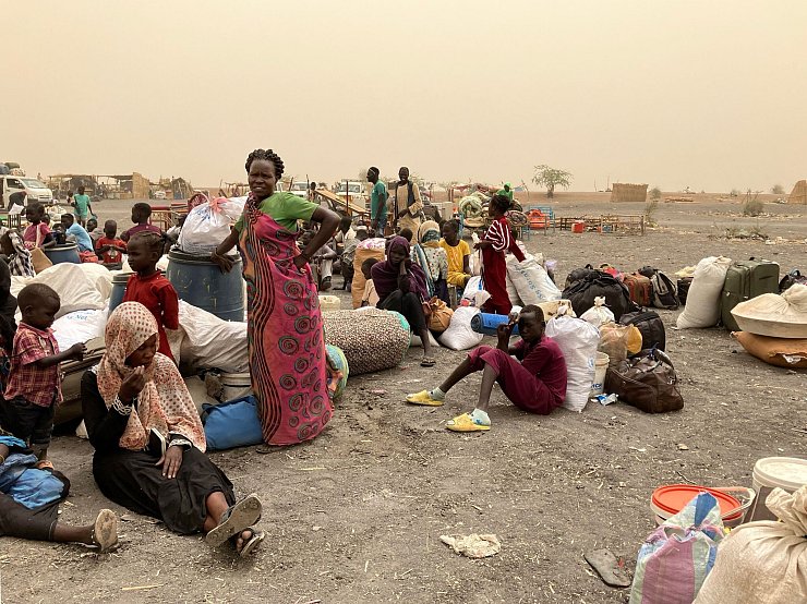 Flüchtlinge aus dem Sudan (Archivbild) - © Eva-Maria Krafczyk/dpa