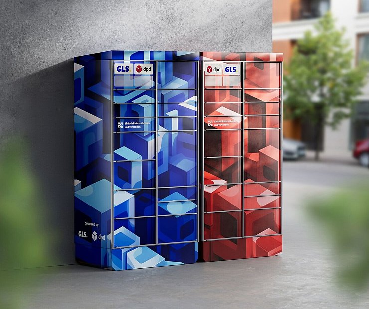 GLS und DPD wollen bei der Außer-Haus-Zustellung zusammenarbeiten. Geplant sind unter anderem gemeinsam betriebene Paketstationen. - © -/General Logistics Systems/dpa