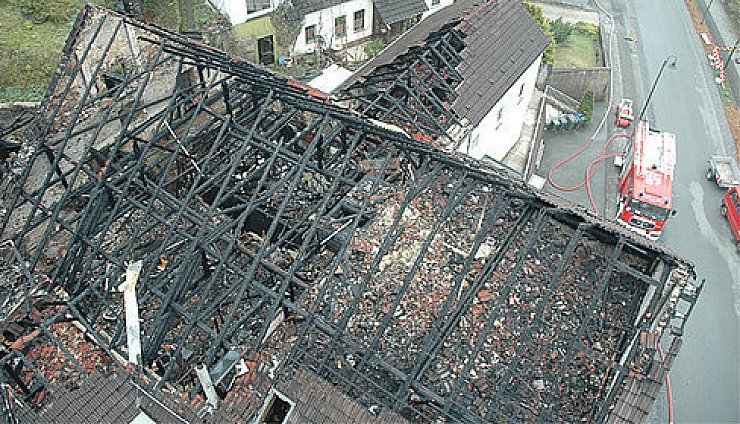 Brandursache
weiter unklar - © Schlangen