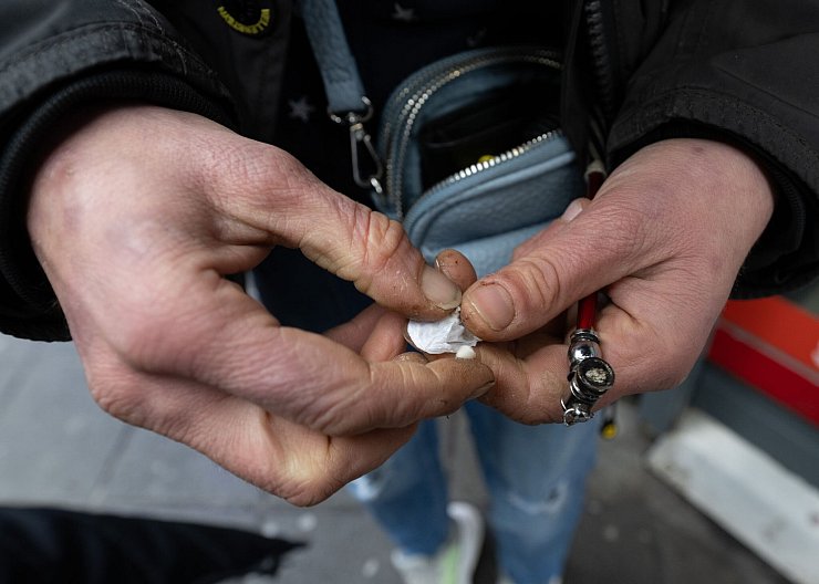 Crack verändert in vielen Kommunen das Stadtbild. - © Boris Roessler/dpa