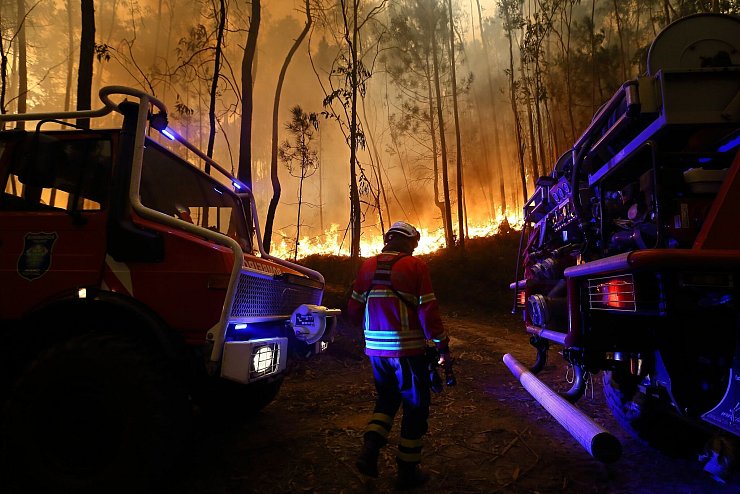 Portugal wurde in diesem Jahr von den schlimmsten Waldbränden seit 2017 heimgesucht. - © Bruno Fonseca/AP