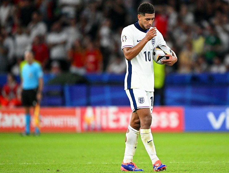 F&uuml;r England und Jude Bellingham zerplatzte der Titeltraum erneut. - &copy; Robert Michael/dpa