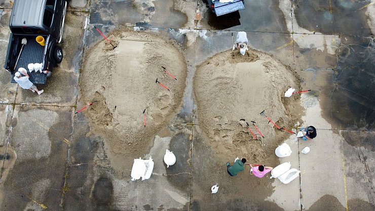 Einige Gegenden wurden bereits evakuiert. - © David Grunfeld/The Times-Picayune/The New Orleans Advocate/dpa