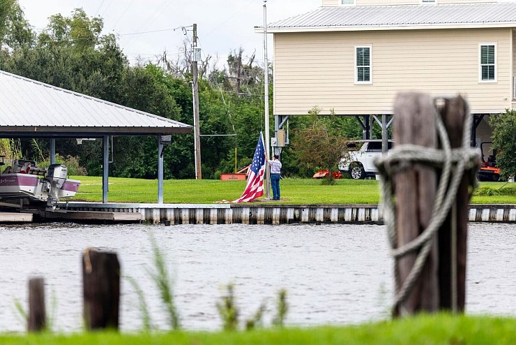 Der Wetterdienst warnt vor Sturmfluten. - © Chris Granger/The Times-Picayune/The New Orleans Advocate/AP/dpa