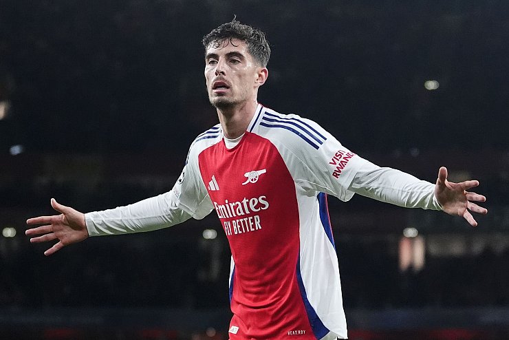 Nationalspieler Kai Havertz war gegen Paris erfolgreich. - © Adam Davy/PA Wire/dpa