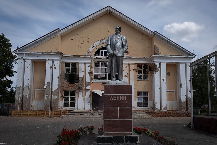 Die russische Stadt Sudscha im Gebiet Kursk wird seit fast sechs Monaten von ukrainischen Soldaten kontrolliert. (Archivbild) - © Uncredited/AP/dpa