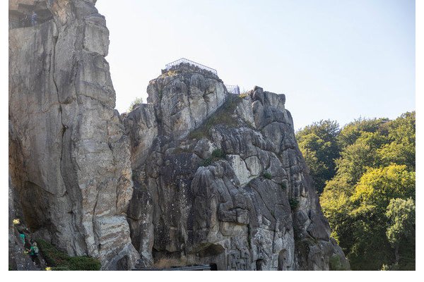 Die Felsen bleiben aber bis auf Weiteres gesperrt. - © Archivfoto: Jannik Stodiek