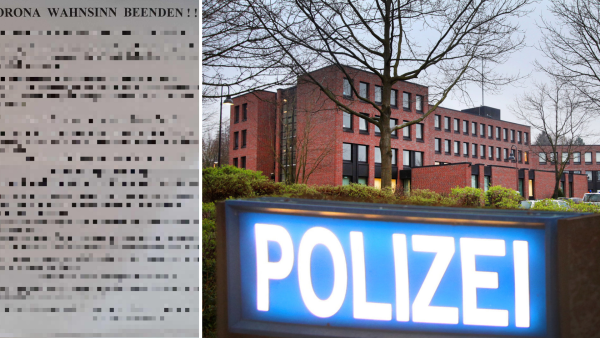 In Detmold werden immer wieder Handzettel mit fragwürdigen Theorien verbreitet. Dazu äußert sich die Polizei. - © Janet König/Archivfoto: Vera Gerstendorf-Welle