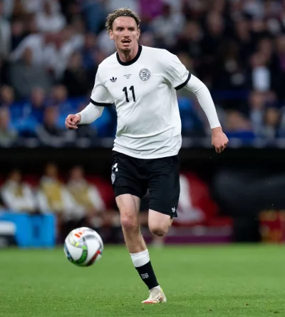 Blieb im U21-EM-Finale ohne Tor: Nick Woltemade - © Sven Hoppe/dpa